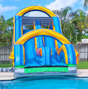 16ft Radical Double-Lane Slide for Pools