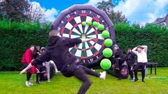 Giant Soccer Dart Game