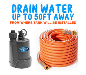 Water Pump for Dunk tank drainage (up to 50ft away)