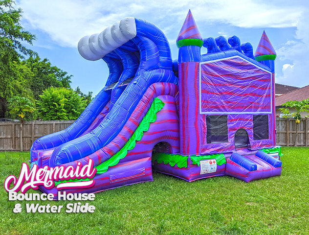 Mermaid Double-Lane XL Slide for Pools (C14)