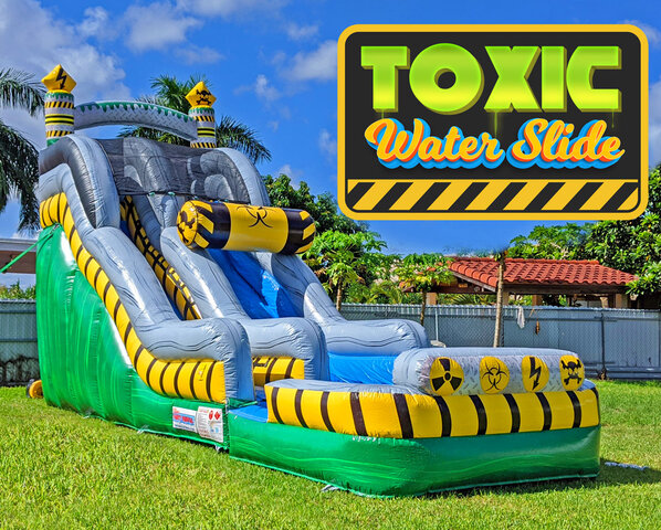 19ft Toxic Water Slide (S35)