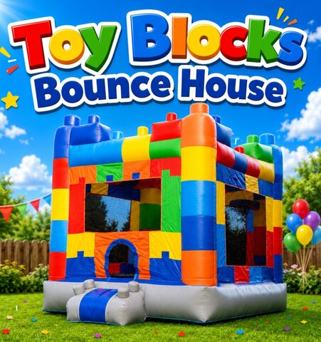 Toy Blocks Bounce House