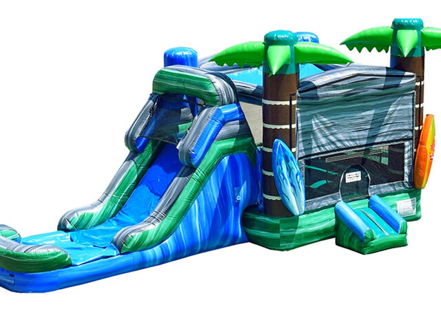 Hawaiian Bounce House & Waterslide (C22)