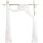 Arch sheer drape - White 