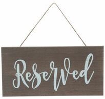 Reserved Sign 