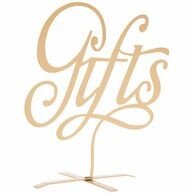  Gifts sign Gold