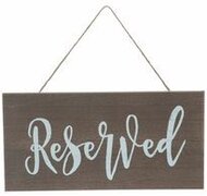 Reserved Sign 