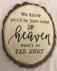  Heaven wasn't so far away 