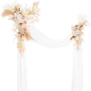 A4 Arch sheer drape - Natural color 