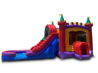 XXL Castle Dual Lane Combo wet/dry