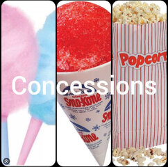 Unlimited servings popcorn, snowcone, and cotton candy for four hours