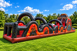 Floor Is Lava Obstacle Course 