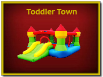 Toddler Town - Toddler Jumpy Houses with Slides
