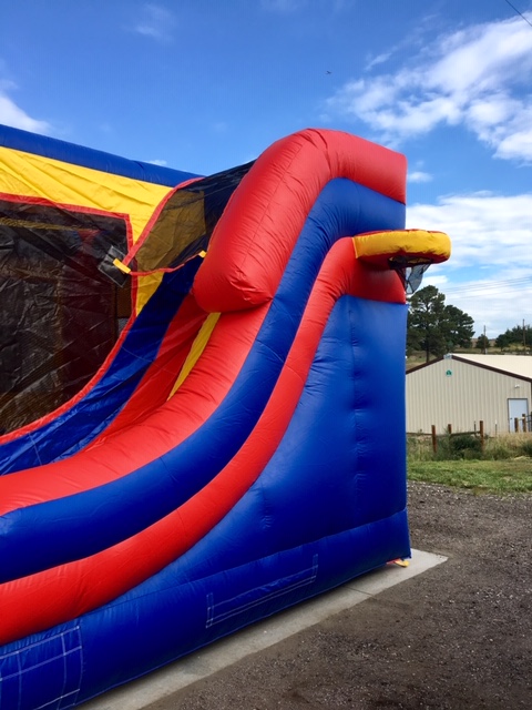 The Excalibur Combo-Wet Bounce Castle Slide