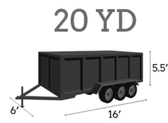 20 Yard Dumpster