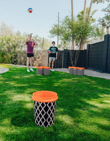 Basket yard pong