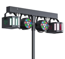 Led Dj Par Lights+Effect Strobe Lights