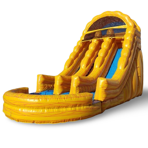 Lava Dual Lane Water Slide