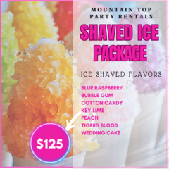 Shaved Ice Party Package