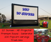 20' Screen Package 2 - 200 Guest