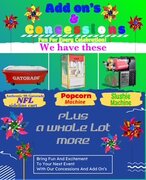 Add on's and Concession's