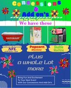 Concessions and Add On's