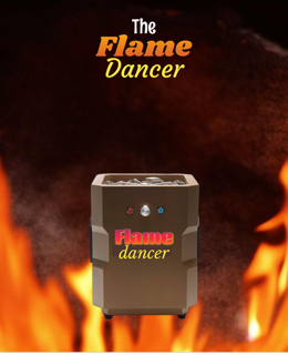 the Fire Dancer propane fire pit