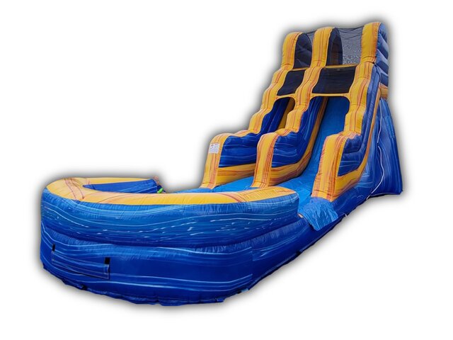 16ft Melting Arctic Water Slide W/ XL Pool