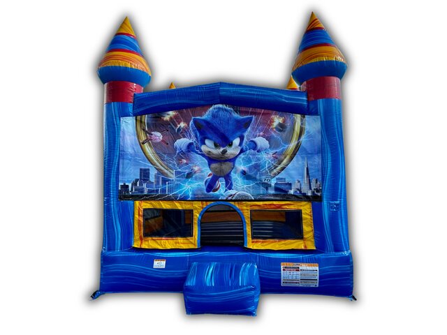 Sonic Large Bounce House