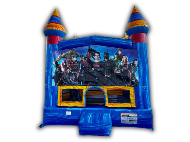 Superheroes Large Bounce House