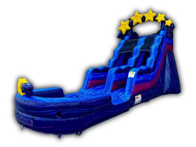 16ft Superstar Water Slide W/ XL Pool