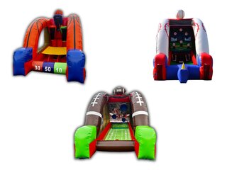 <center> Triple Sports Package Inflatable Games