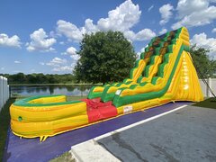 20ft Fiesta Water Slide W/ XL Pool