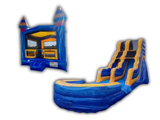 Melting Arctic Medium Package - Bounce House & 16ft Water Slide