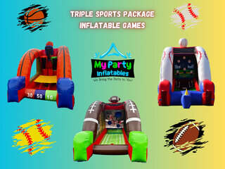 <center> Triple Sports Package Inflatable Games