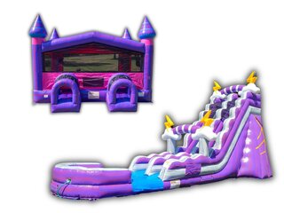 XXL Thunder Package - XXL Bounce House & 20ft Water Slide