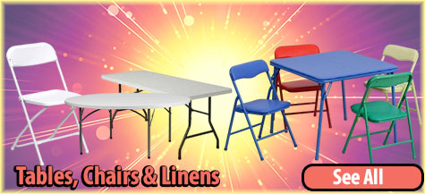 Tables, Chairs & Linens