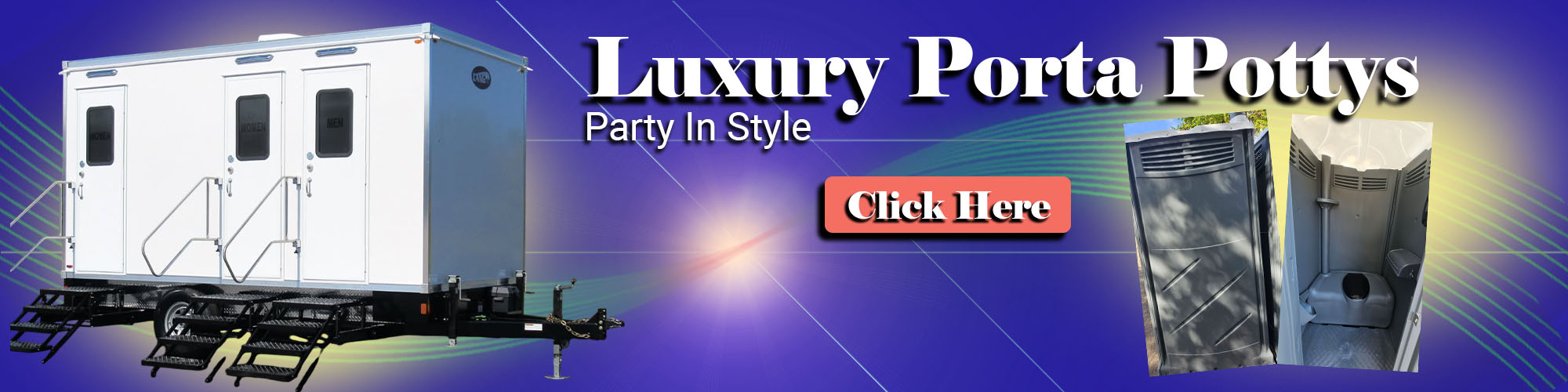 Luxury Porta Potty & Restroom Trailers