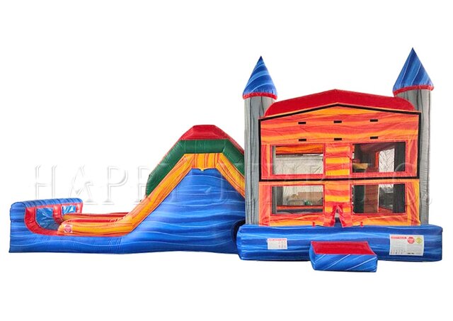 5 n 1 Super Combo inflatable Bounce House Dry