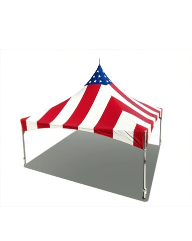20 X 20 High Peak Patriotic Tent