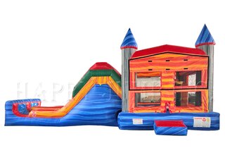 5 n 1 Super Combo inflatable Bounce House Dry