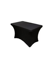 Black 4-ft Spandex Table Cover