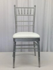 NEW FOR APRIL 2025 Silver Chiavari Chair