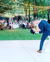 Slate White Dance Floor 9 x 9