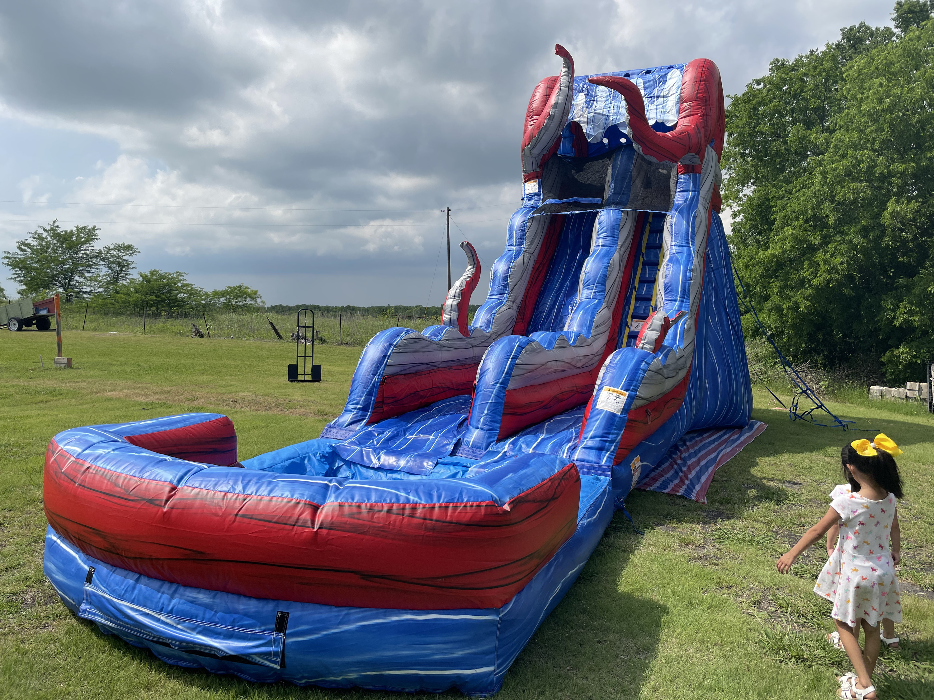 Bounce house for clearance sale water slide