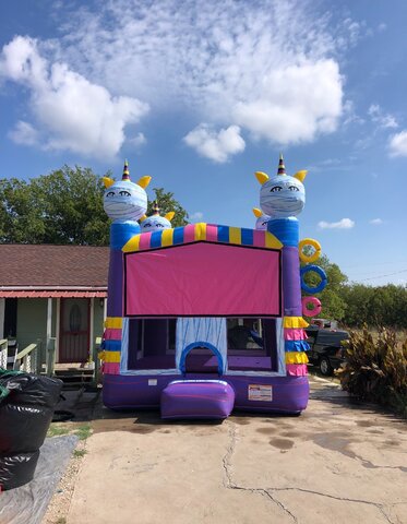 Purple Unicorn Bounce House