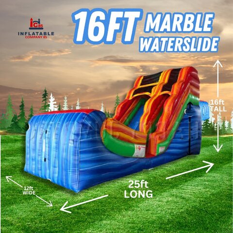 16ft Marble Water slide 