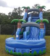 18 Ft Blue Crush Single Lane Slide 18 Ft Blue Crush Single Lane Slide