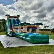 22 Ft Tropical Water Slide with Slip N Slide 22 Ft Tropical Water Slide with Slip N Slide