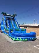 18 Ft Blue Crush Double Lane Slide 18 Ft Blue Crush Double Lane Slide